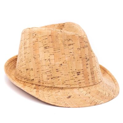 Tyrol fedora hat in natural cork
