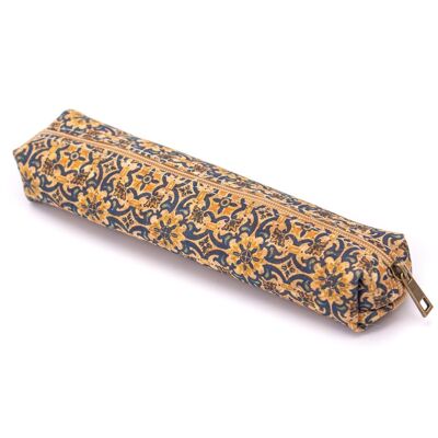 Pencil case in 8 beautiful patterns and in natural-colored cork - BAG-800-I