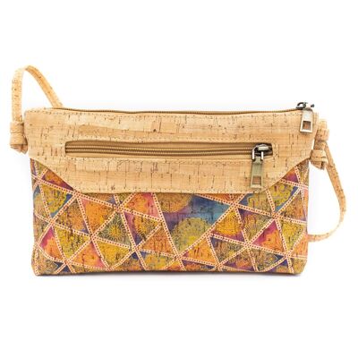 Crossbody women's bag in cork with 3 different patterns - BAG-604-B
