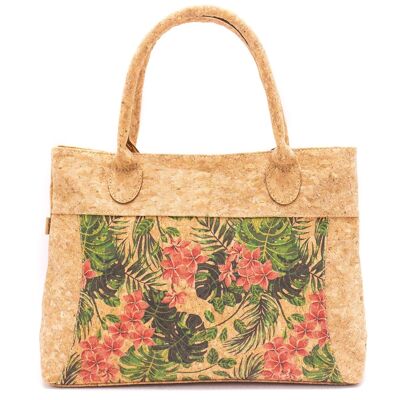Handbag with exotic natural print - BAG-2023-C