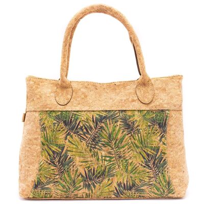 Handbag with exotic natural print - BAG-2023-B
