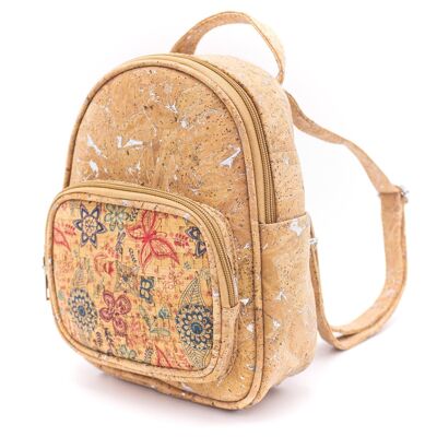 Backpack with silver or gold sparkles - 2 beautiful patterns - BAG-315-G