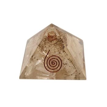 Pyramide de guérison Orgone Reiki, sélénite, 7,5 cm 4