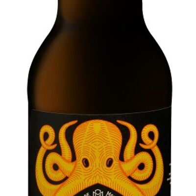 Artisanal Blonde Beer from Provence Organic Le Octopus 33cl