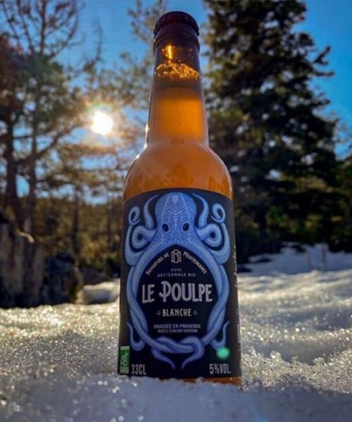Bière Blanche de Provence Bio Le Poulpe 33cl