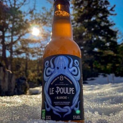 Le Poulpe Organic White Beer from Provence 33cl