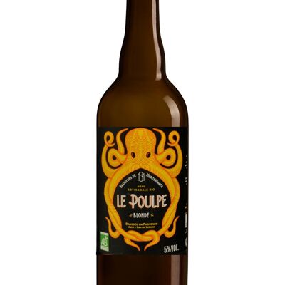 Organic Beer Le Poulpe Blonde 75cl