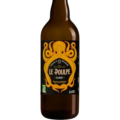 Cerveza Ecológica Le Poulpe Blonde 75cl