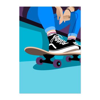 Sneaker & skateboard A4 pour enfants et adolescents 1