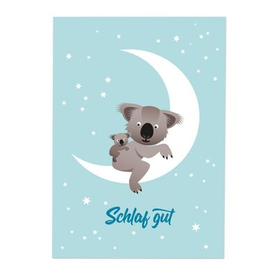 A4 picture koalas for the nursery