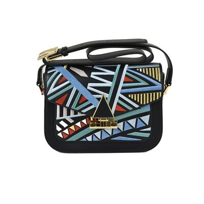 BOLSO DE MANO Y BOLSO DE HOMBRO _NADI NEGRO