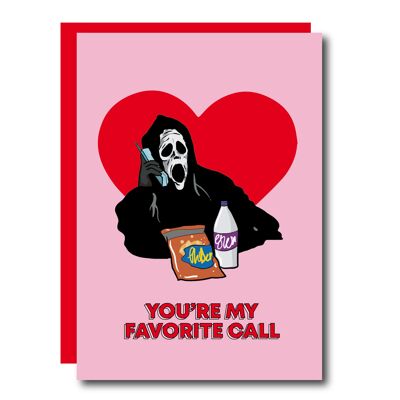 You're My Favorite Call Valentines Day Card