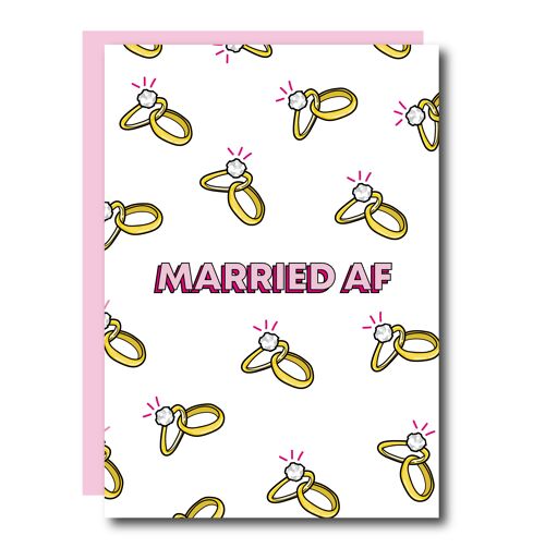 Married AF Valentines Day Card