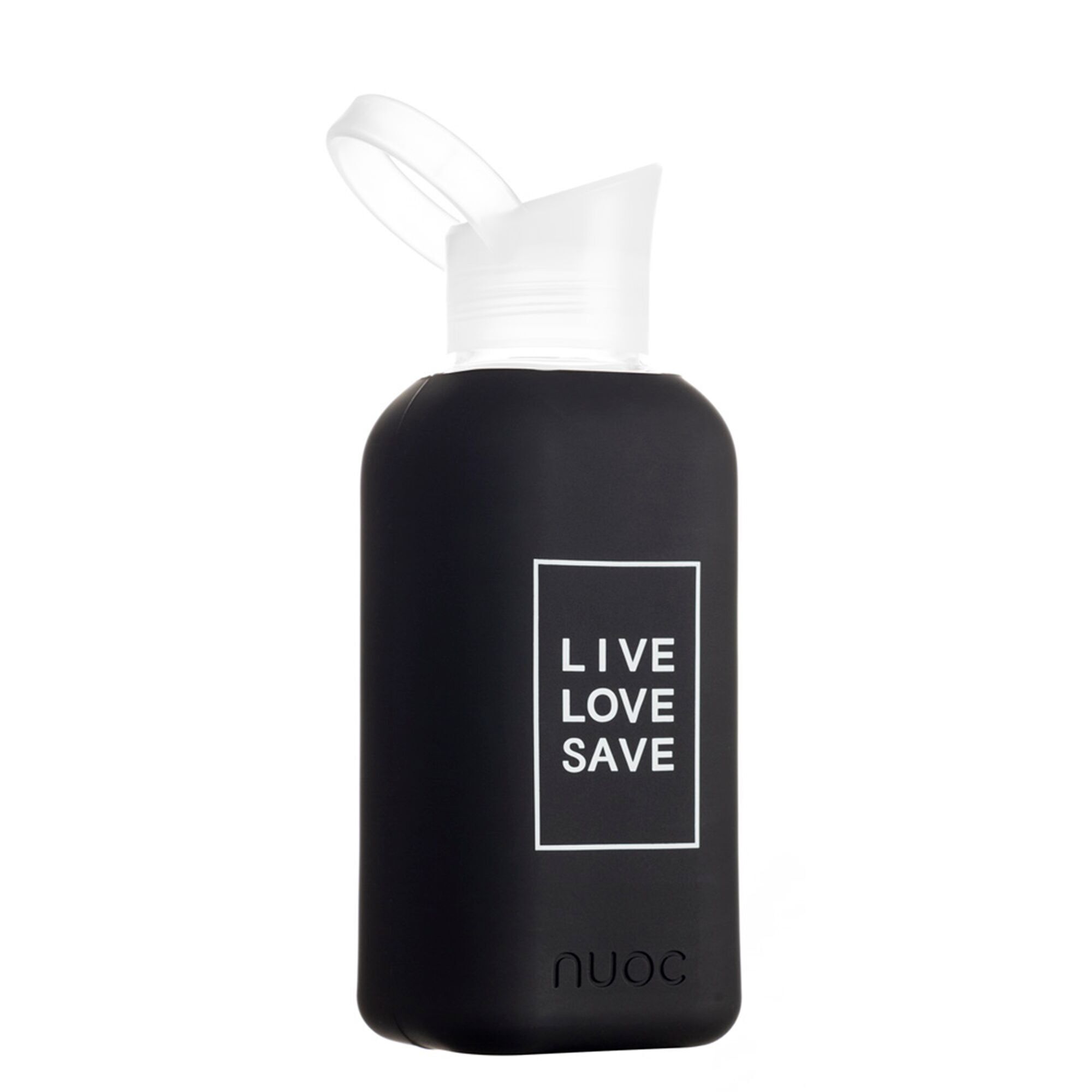 BOTTIGLIA IN VETRO 500ml NUOC l KREME l LIVE, LOVE SAVE COLLEZIONE SOLIDALE