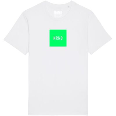 WANDA TEE    White | Fluro Green