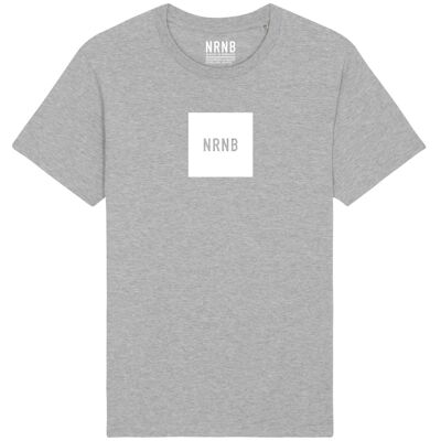 WANDA TEE    Heather Grey | White