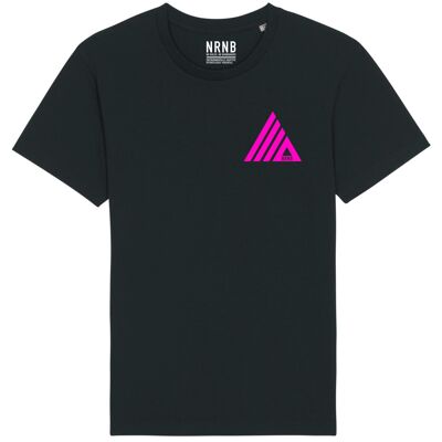 TARARAMA TEE    Black | Fluro Pink