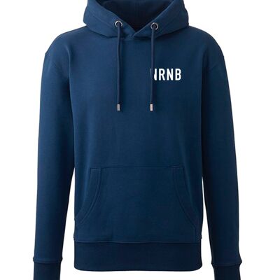 UNISEX SIGNATURE HOODIE    Navy | White