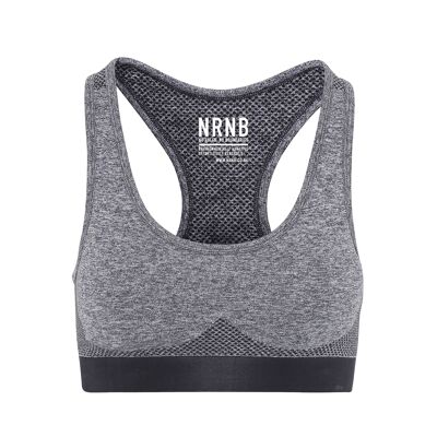 Immune seamless marl sports bra