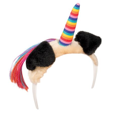 Dreamycorn unicorn headband - pugicorn