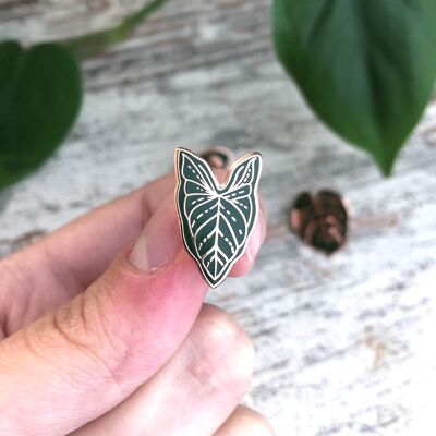 Pin - Syngonium Leaf, Brooch, Jewelry, Plantlady