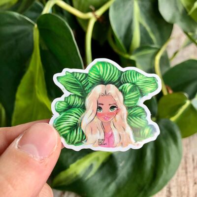 Sticker - Calathea girl