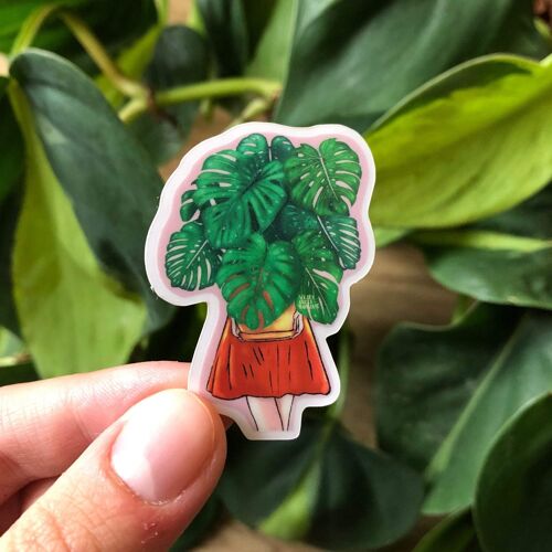 Sticker - Monstera deliciosa für dich