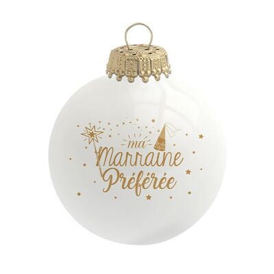 Adorno navideño Mi Madrina Favorita - vidrio