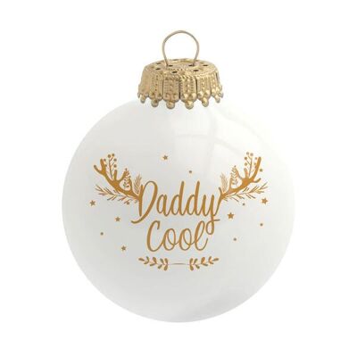 Daddy Cool Christmas bauble - glass