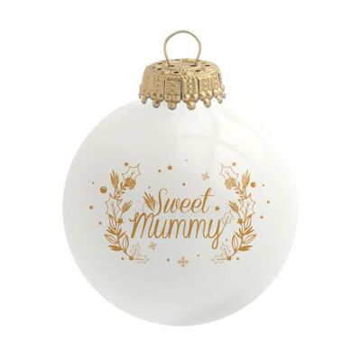 Palla di Natale della dolce mamma - vetro