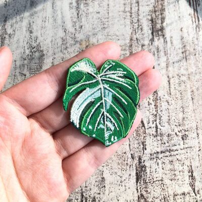 Monstera variegata Patch - to sew on or iron on