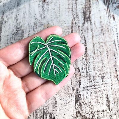 Monstera deliciosa Patch - to sew on or iron on