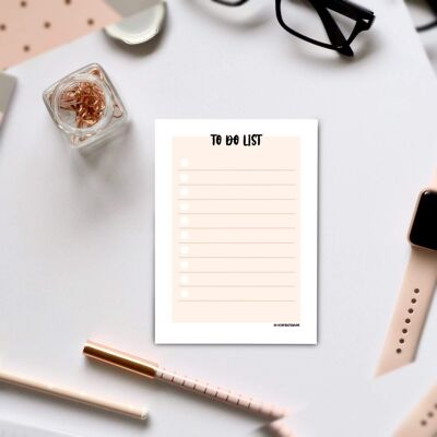 To Do List colori pastello - A6 50 fogli - To Do List Mint