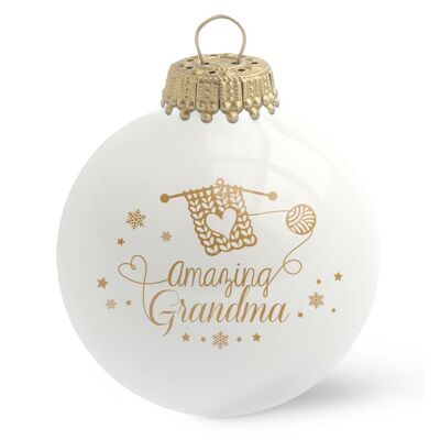 Amazing Grand Ma Christmas bauble
