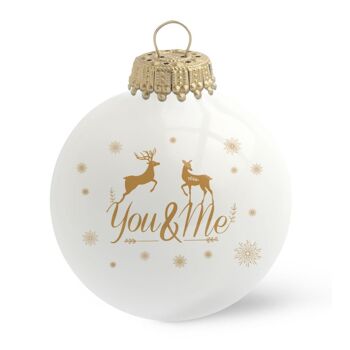 Boule de Noël You & Me 1