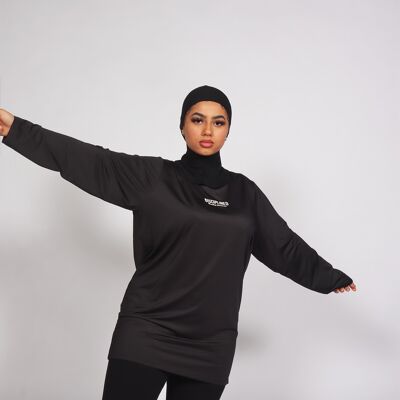 Effortless Black - Modest Activewear für Damen