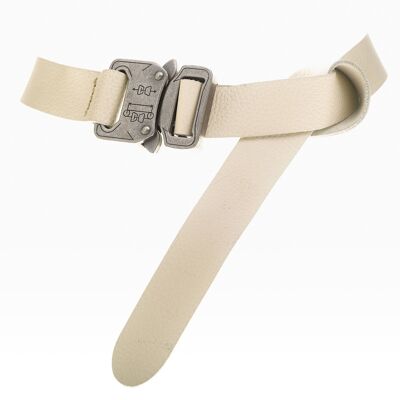 Elvy Fashion - 25125 Wing Belt Women - Ecru Silver - One Size