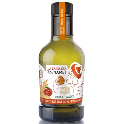 Aceite Ecológico de Oliva Virgen Extra Premium con sabor Pomelo BIO - DUQUESA DE BENAMEJÍ 250ML -  olive oil flavored