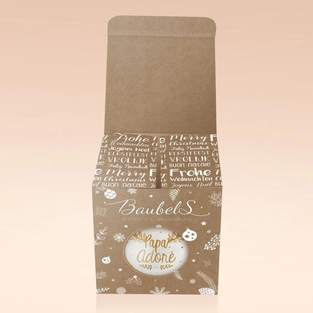 Pallina di Natale in vetro, sono un'insegnante