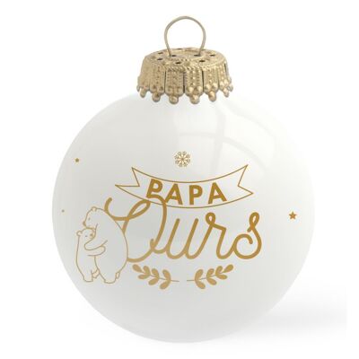 Papa Bear Christmas bauble