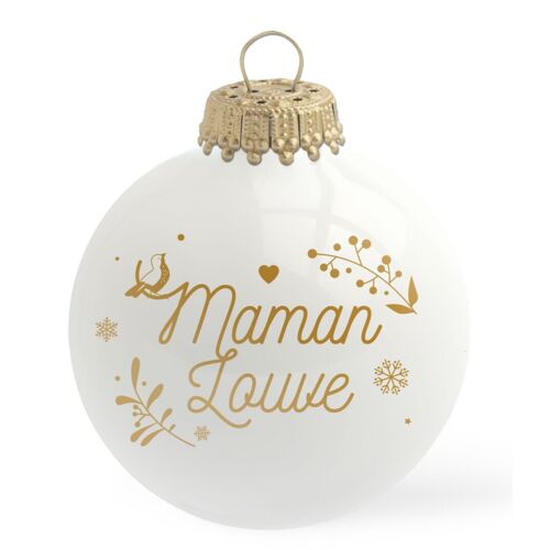 Boule de Noël Maman Louve