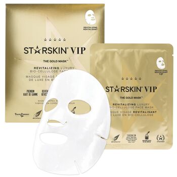 VIP The Gold Mask™ Masque Visage Bio-Cellulose Revitalisant 1