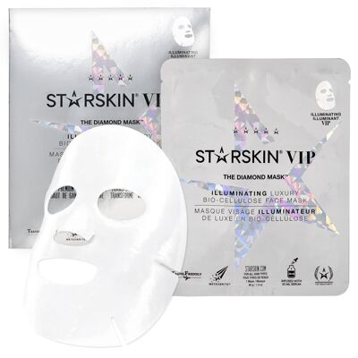 VIP The Diamond Mask™ Illuminating Bio-Cellulose Face Mask