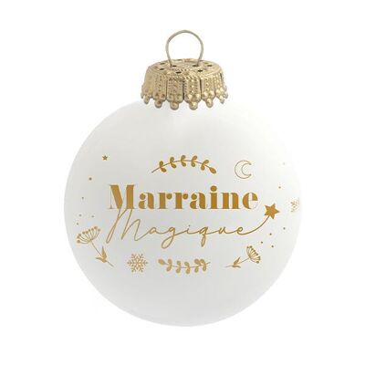 Adorno navideño Madrina Mágica - vidrio