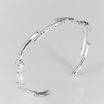 WAVES OF LIFE CUFF Silver