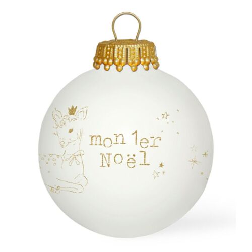 Boule de Noël Tendrement Fé "Mon 1er Noël"