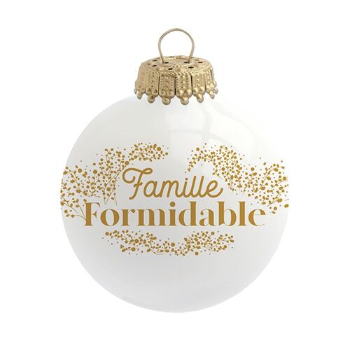 Boule de Noël Famille Formidable