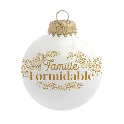 Formidabile pallina di Natale per la famiglia