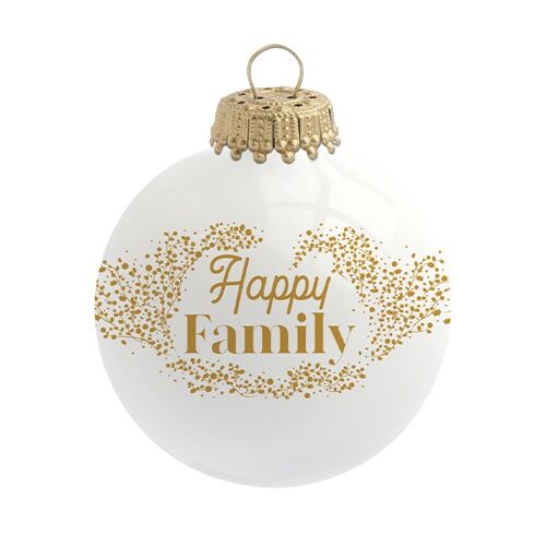 Boule de Noël Happy Family
