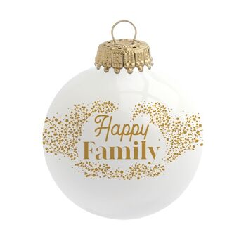 Boule de Noël Happy Family 1
